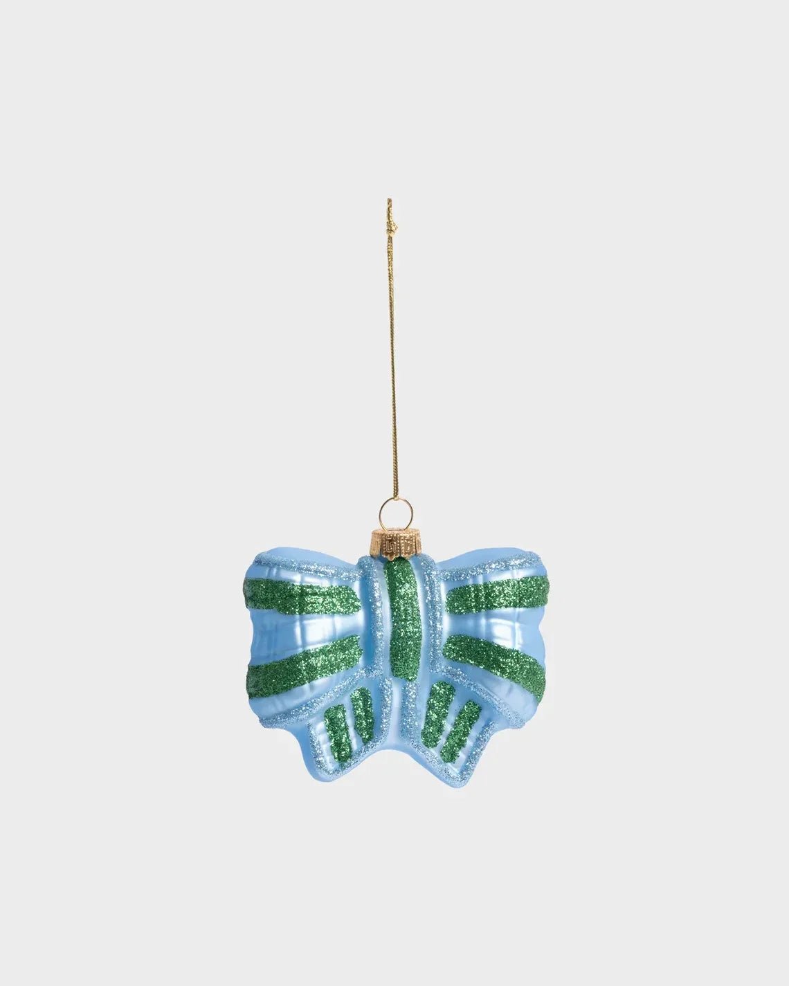 &Klevering - Weihnachtskugel Schleife • Blau - Weihnachtskugel - ROSA ECK