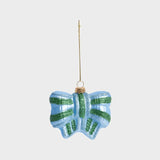 &Klevering - Weihnachtskugel Schleife • Blau - Weihnachtskugel - ROSA ECK