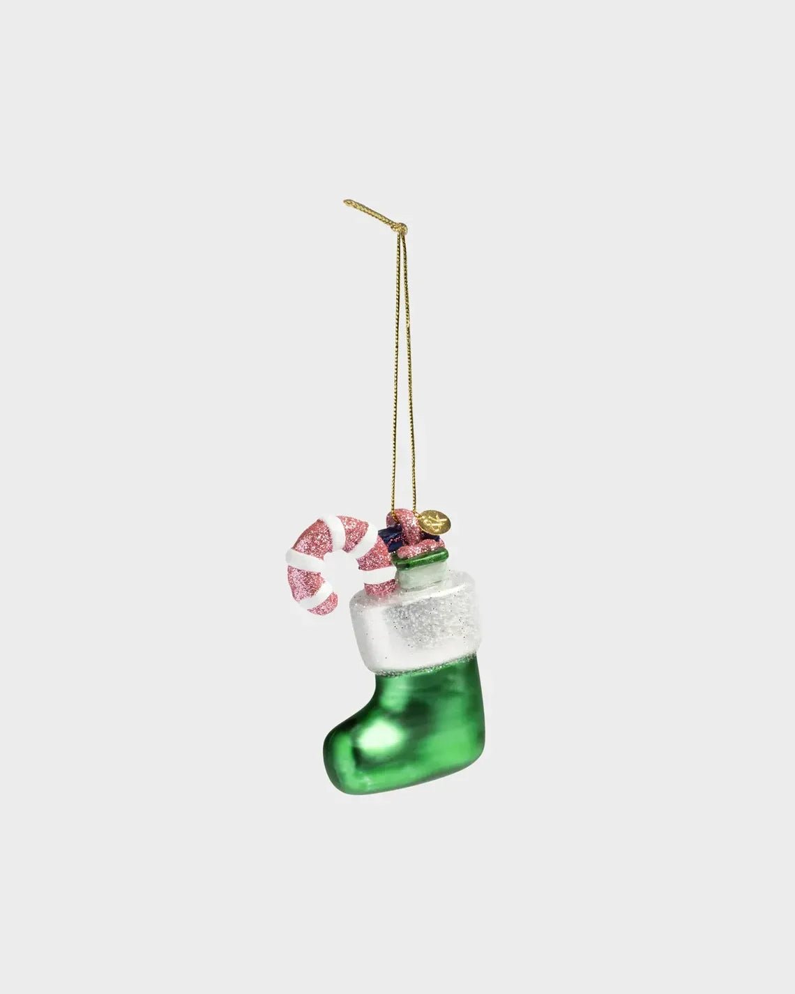 &Klevering - Weihnachtskugel Strumpf • Grün - Weihnachtskugel - ROSA ECK