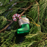 &Klevering - Weihnachtskugel Strumpf • Grün - Weihnachtskugel - ROSA ECK