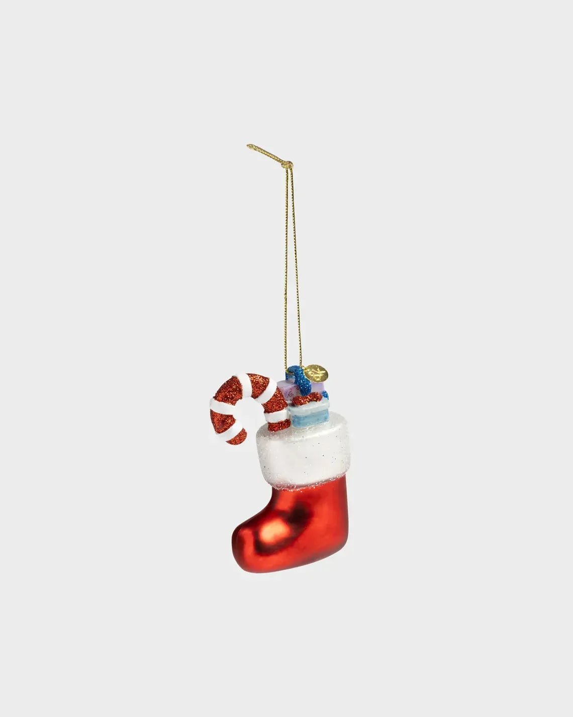 &Klevering - Weihnachtskugel Strumpf • Rot - Weihnachtskugel - ROSA ECK