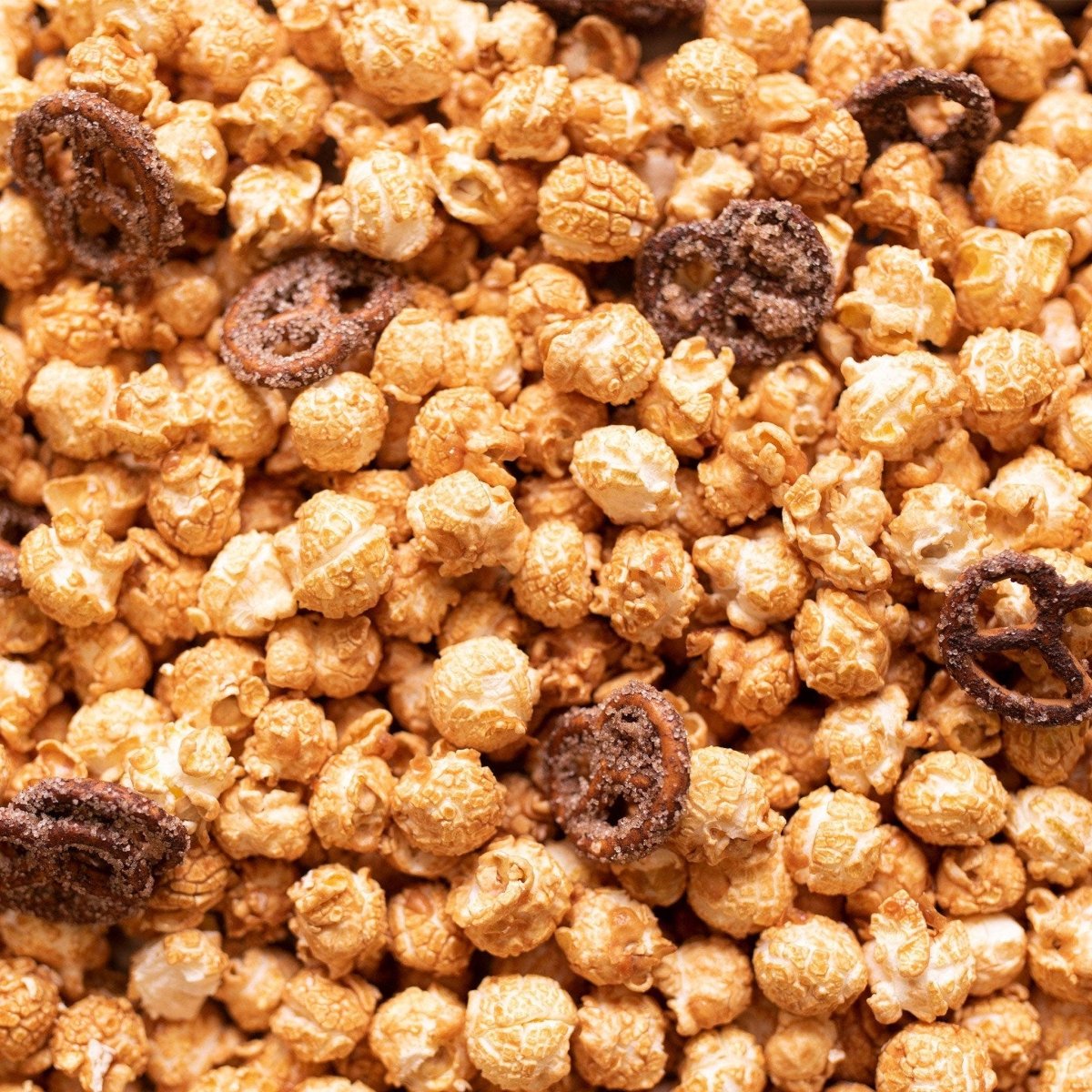 Knalle Popcorn - Popcorn (100 g) | Weiße Schokolade Salzbrezel - ROSA ECK - , ,