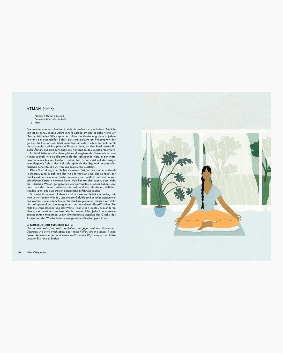 Knesebeck Verlag - ATLAS OF HAPPINESS Ratgeber - Buch - ROSA ECK