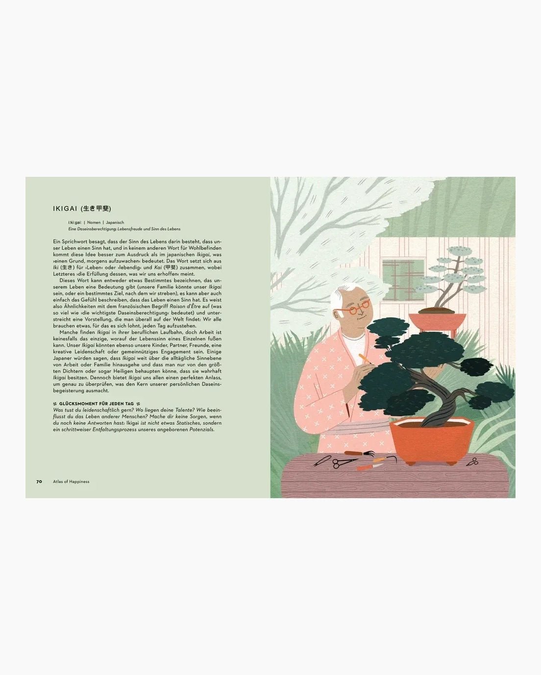 Knesebeck Verlag - ATLAS OF HAPPINESS Ratgeber - Buch - ROSA ECK