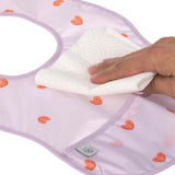 Lässig - HAPPY RASCALS Lätzchen mit Auffangschutz (2er - Set) | Herz - Lätzchen - ROSA ECK - , ,