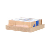 Lässig - LITTLE MATEYS Würfelpuzzle aus Holz - Spielzeug - ROSA ECK - Hund, Katze,