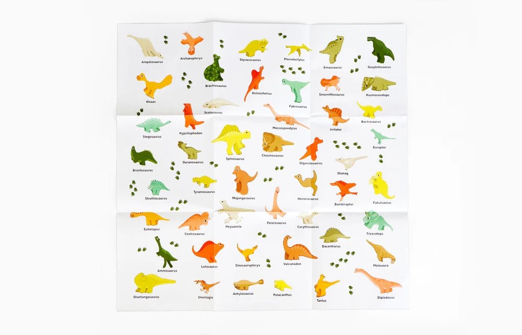 Laurence King Publishing - 49 DINOSAURIER UND 1 ASTEROID Puzzle - ROSA ECK - Kinder, LKP, LKV