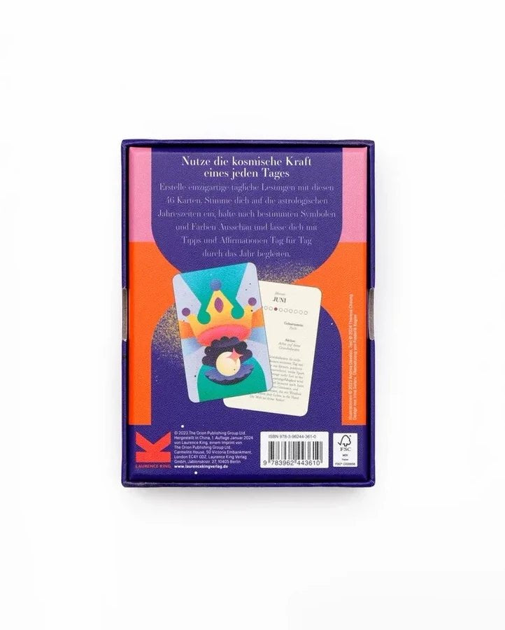 Laurence King Publishing - DEIN KOSMISCHES JAHR Kartenset - ROSA ECK