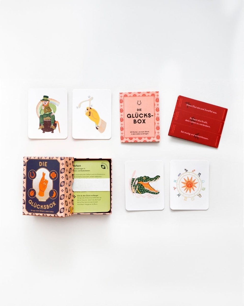 Laurence King Publishing - DIE GLÜCKSBOX Kartenset - ROSA ECK - LKG, ,