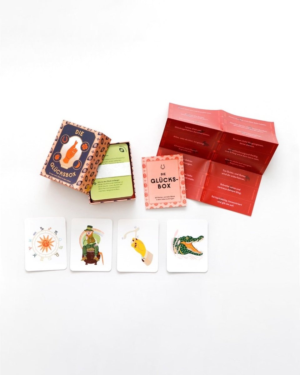 Laurence King Publishing - DIE GLÜCKSBOX Kartenset - ROSA ECK - LKG, ,
