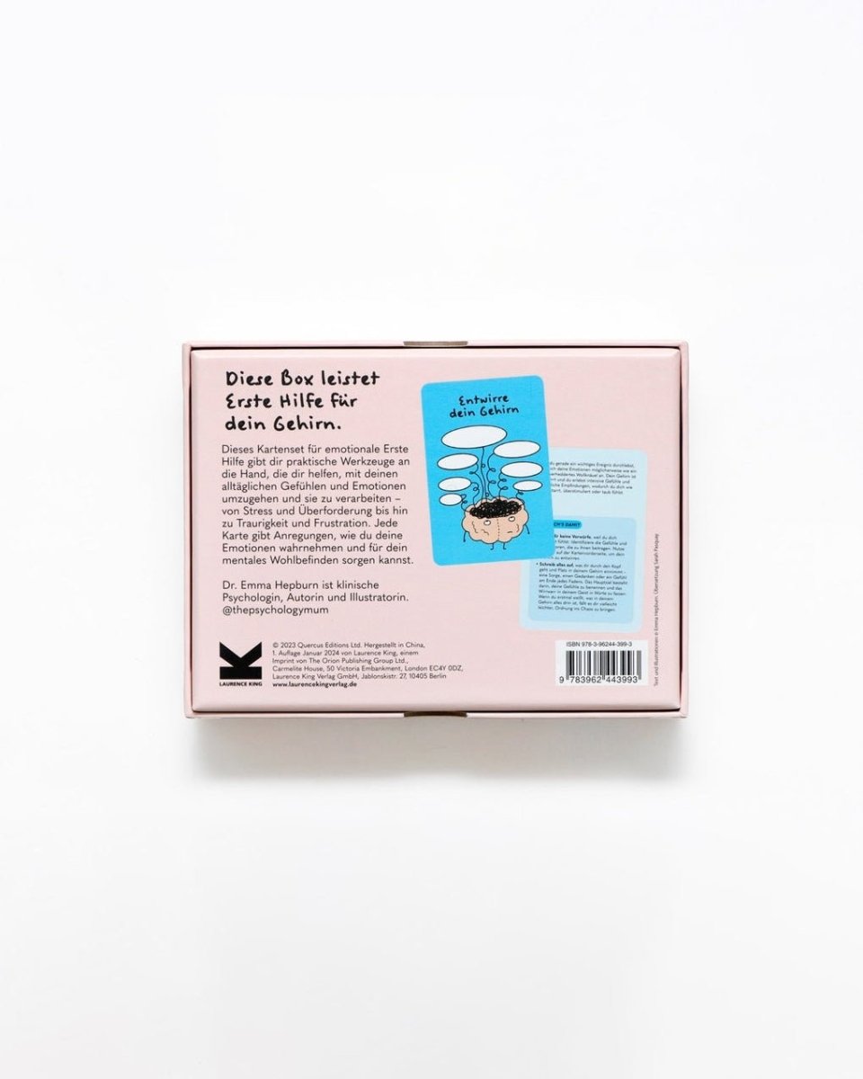 Laurence King Publishing - EMOTIONALE ERSTE HILFE Kartenset - ROSA ECK - LKG, ,