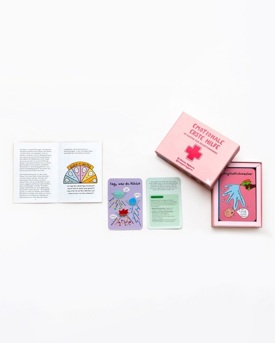 Laurence King Publishing - EMOTIONALE ERSTE HILFE Kartenset - ROSA ECK - LKG, ,