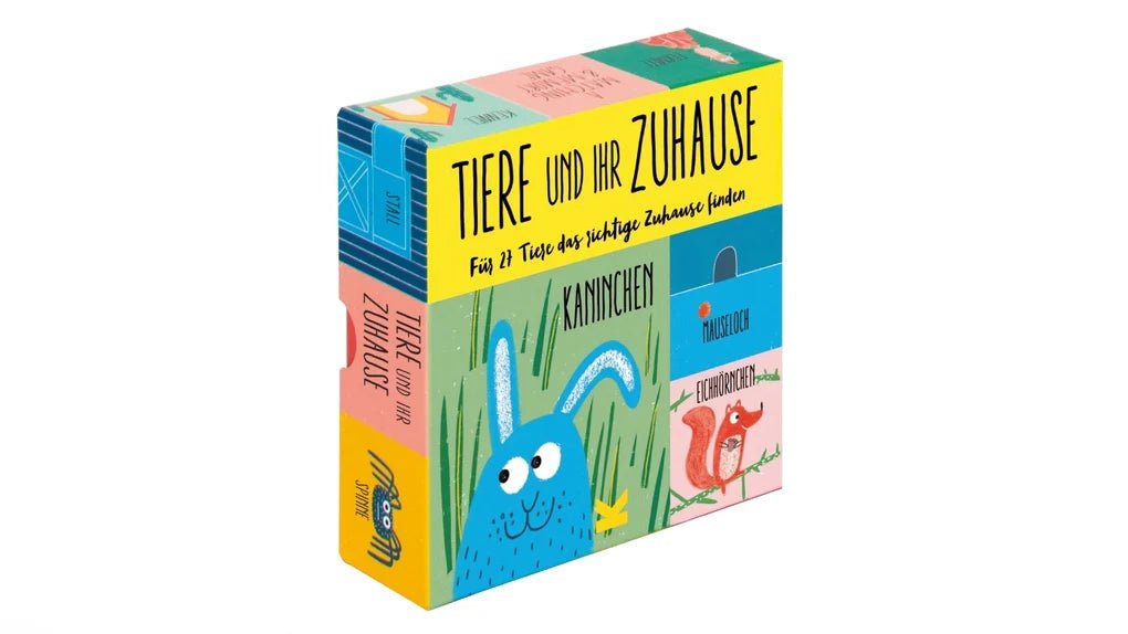 Laurence King Publishing - TIERE UND IHR ZUHAUSE Memory - ROSA ECK - Kinder, LKP, LKV