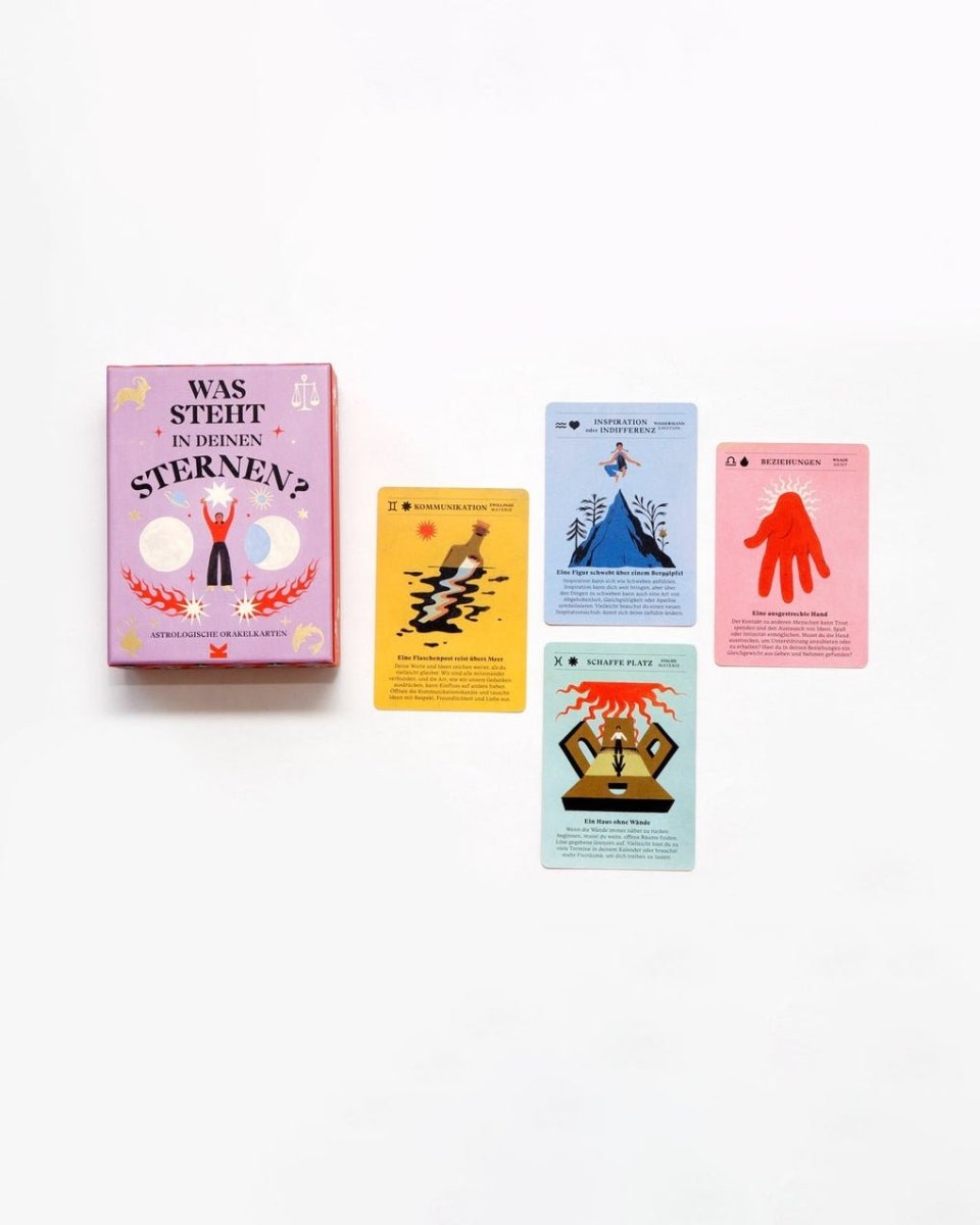 Laurence King Publishing - WAS STEHT IN DEINEN STERNEN? Kartenset - ROSA ECK - LKG, ,