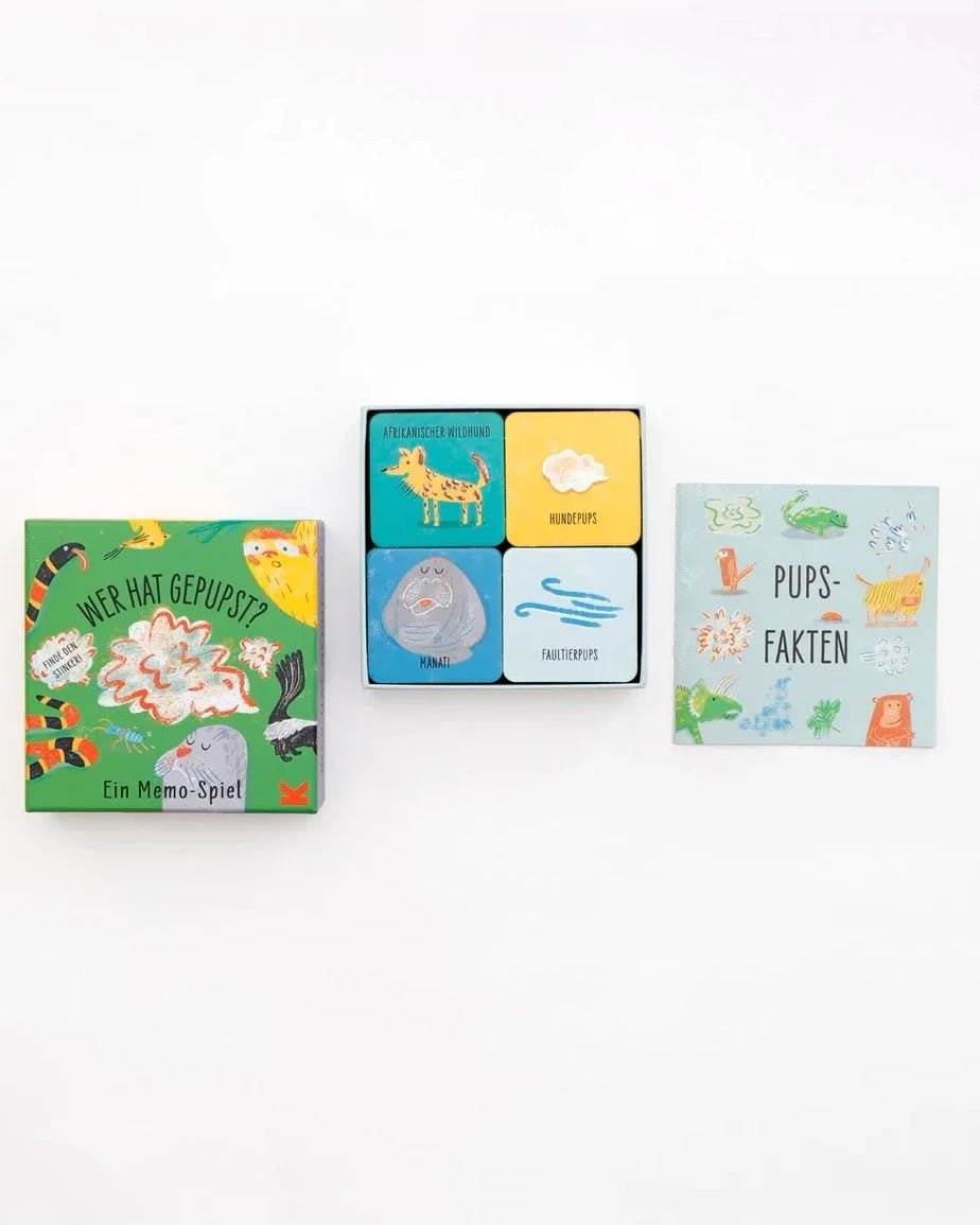 Laurence King Publishing - WER HAT GEPUPST? Memo - Spiel - ROSA ECK