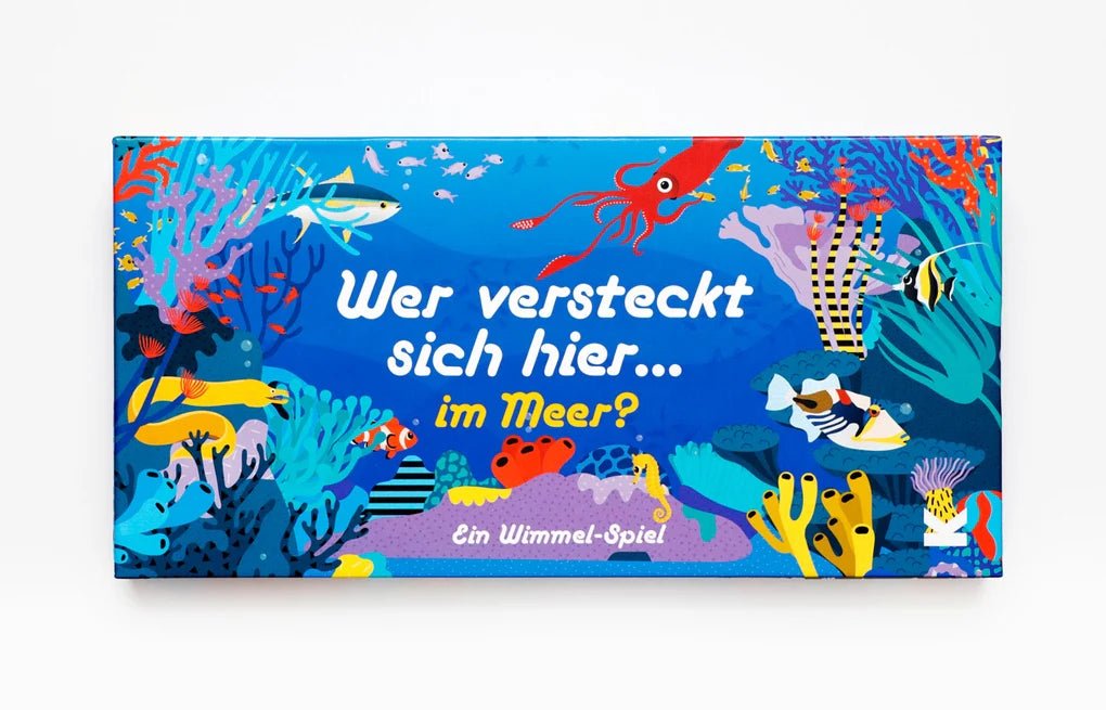 Laurence King Publishing - WER VERSTECKT SICH HIER IM MEER? Wimmel - Spiel - ROSA ECK - LKP, LKV,
