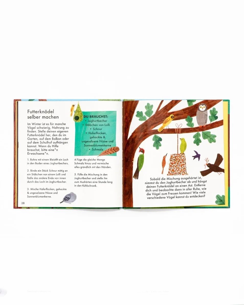 Laurence King Publishing - WUNDERBARER WALD Kinderbuch • Bäume und Vögel - ROSA ECK