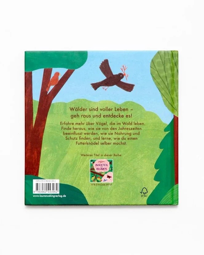 Laurence King Publishing - WUNDERBARER WALD Kinderbuch • Bäume und Vögel - ROSA ECK