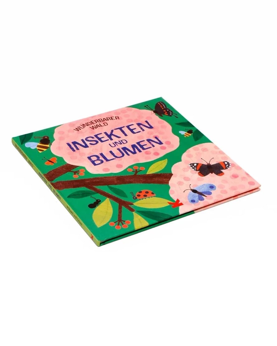 Laurence King Publishing - WUNDERBARER WALD Kinderbuch • Insekten und Blumen - ROSA ECK