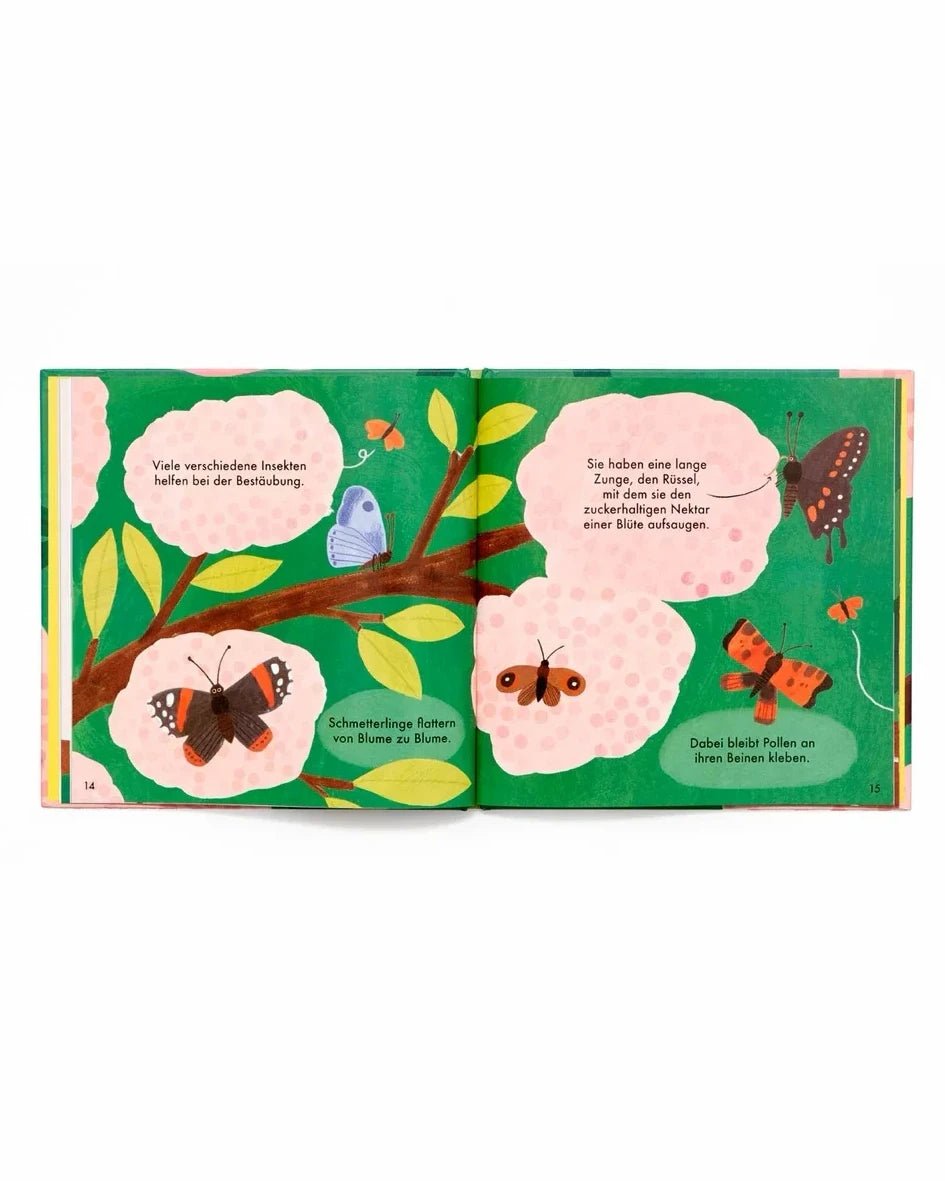 Laurence King Publishing - WUNDERBARER WALD Kinderbuch • Insekten und Blumen - ROSA ECK