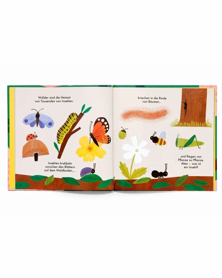 Laurence King Publishing - WUNDERBARER WALD Kinderbuch • Insekten und Blumen - ROSA ECK