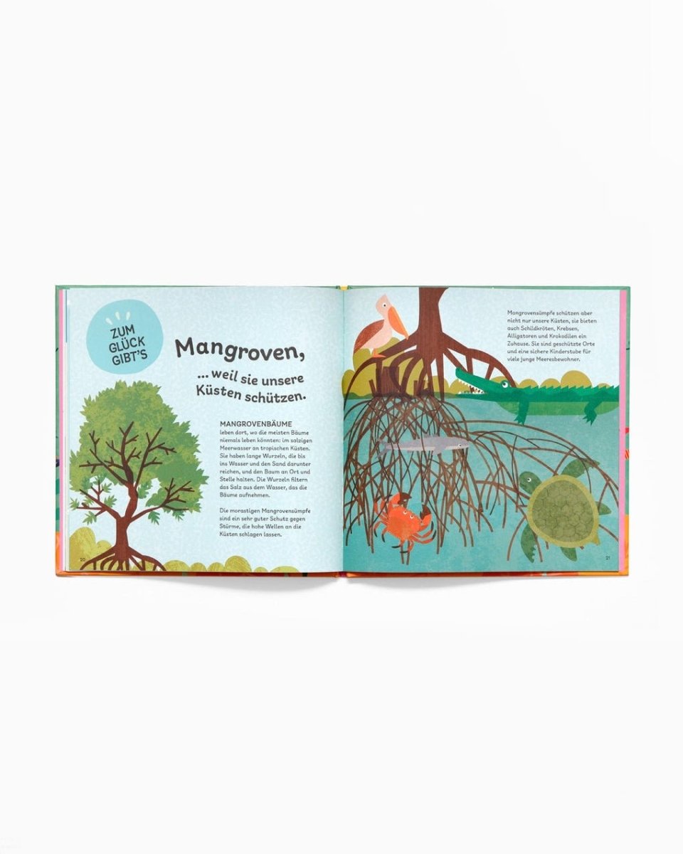 Laurence King Publishing - ZUM GLÜCK GIBT'S OZEANE UND MEERE Kinderbuch - ROSA ECK - Kinder, LKG,