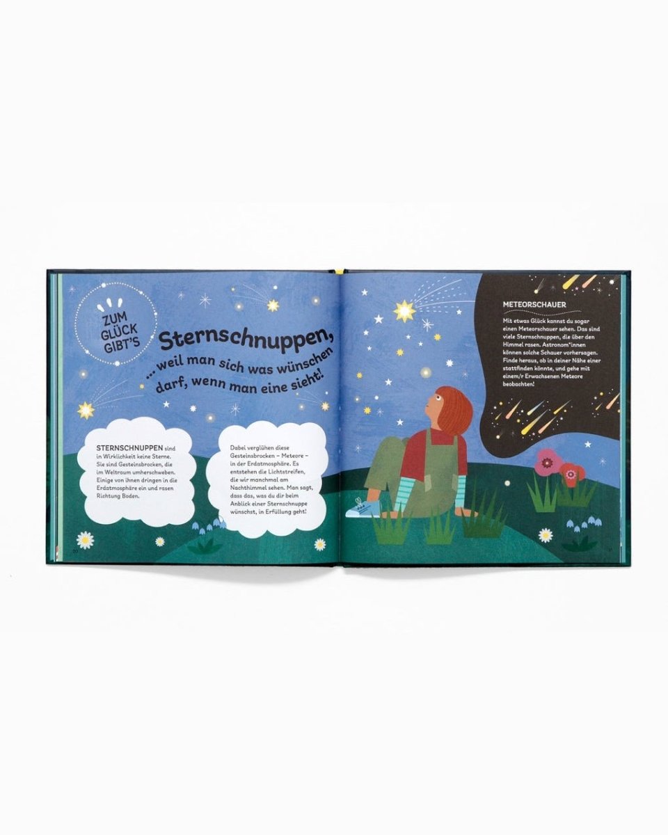 Laurence King Publishing - ZUM GLÜCK GIBT'S STERNE UND DEN MOND Kinderbuch - ROSA ECK - Kinder, LKG,