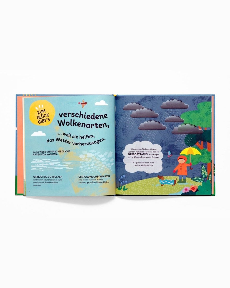 Laurence King Publishing - ZUM GLÜCK GIBT'S WOLKEN UND REGEN Kinderbuch - ROSA ECK - Kinder, LKG,