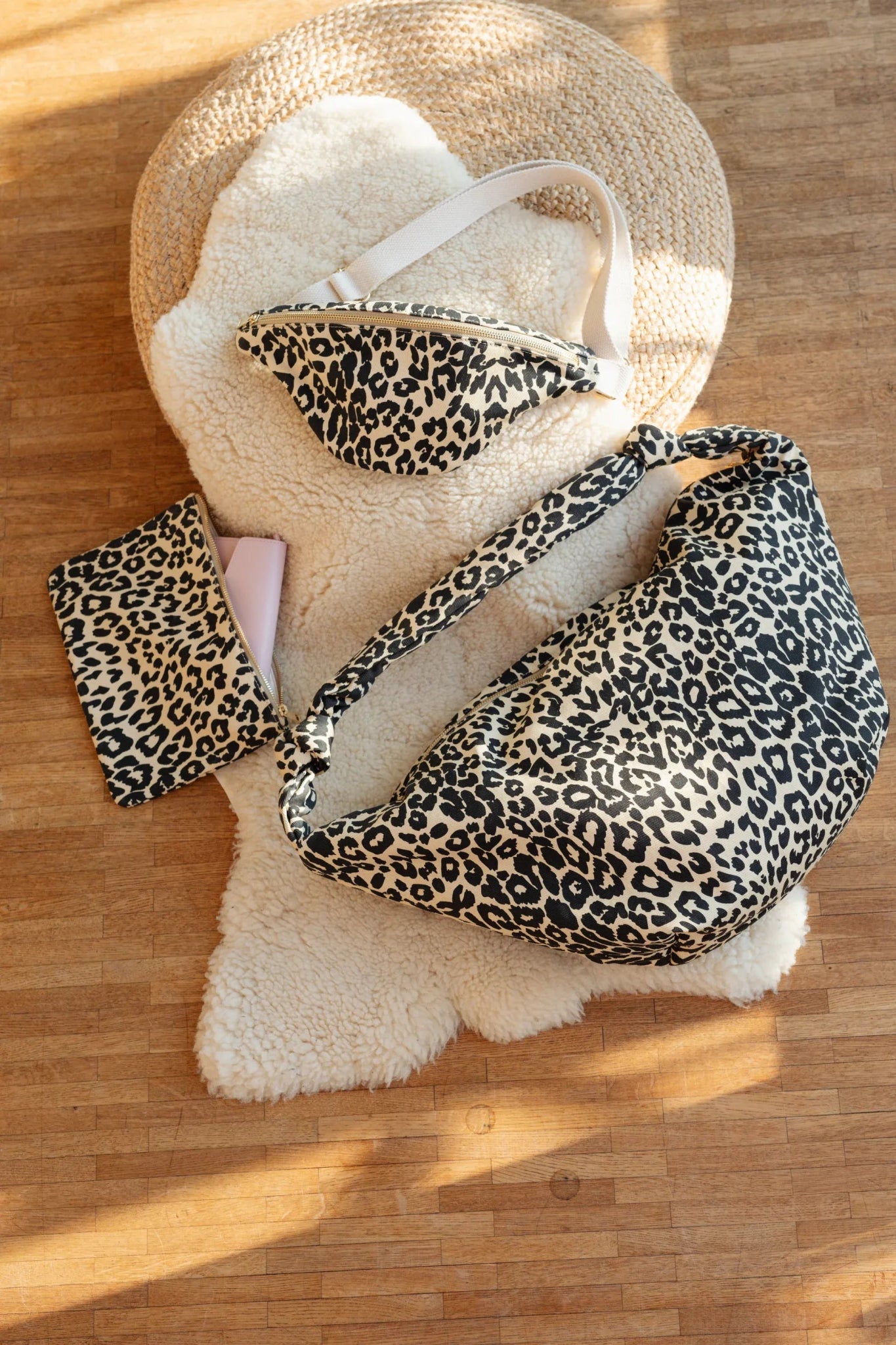 Lukkily - Lukkily Bag #1 | Canvas Leo vanilla - Tasche - ROSA ECK