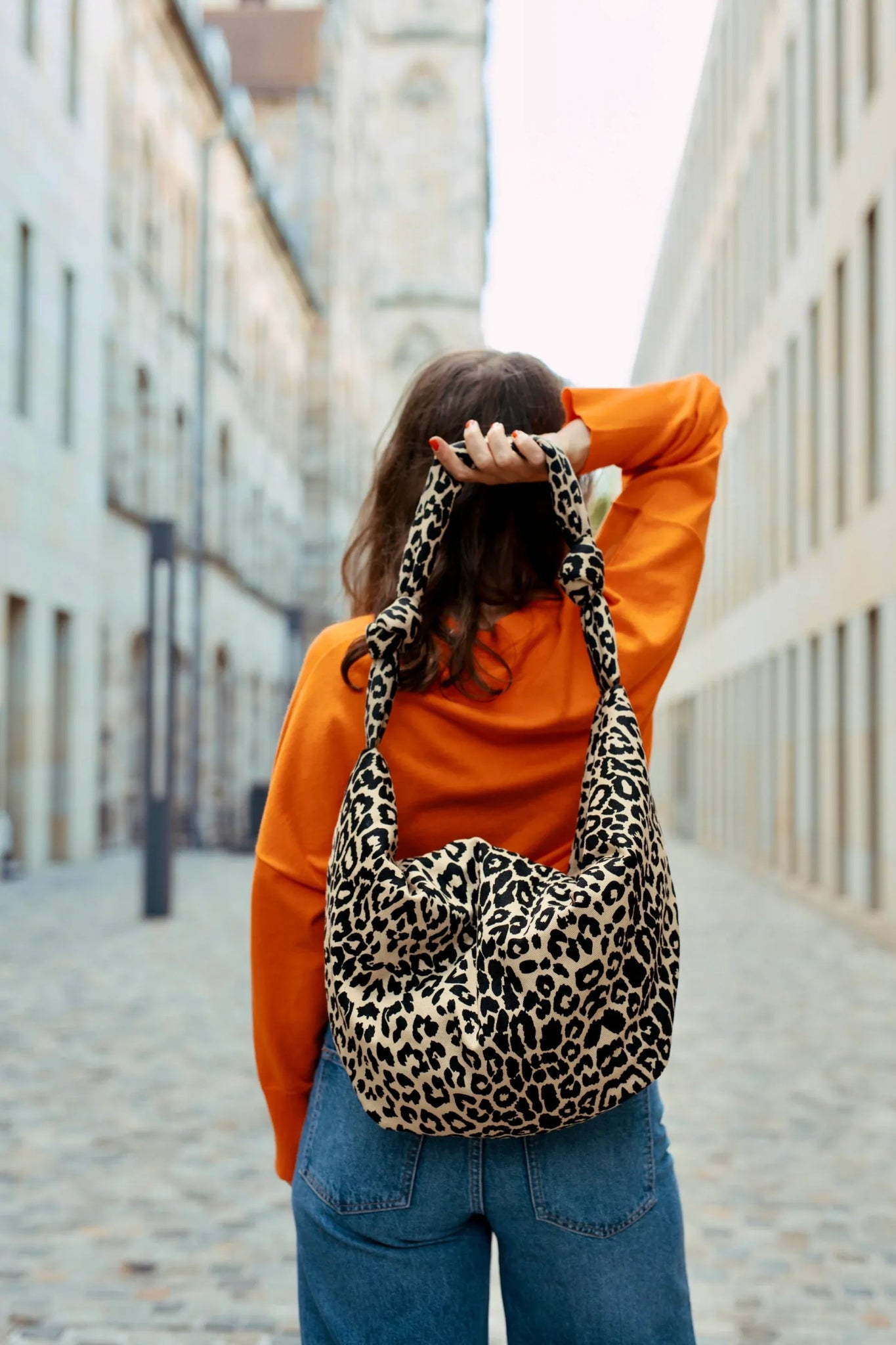 Lukkily - Lukkily Bag #1 | Canvas Leo vanilla - Tasche - ROSA ECK