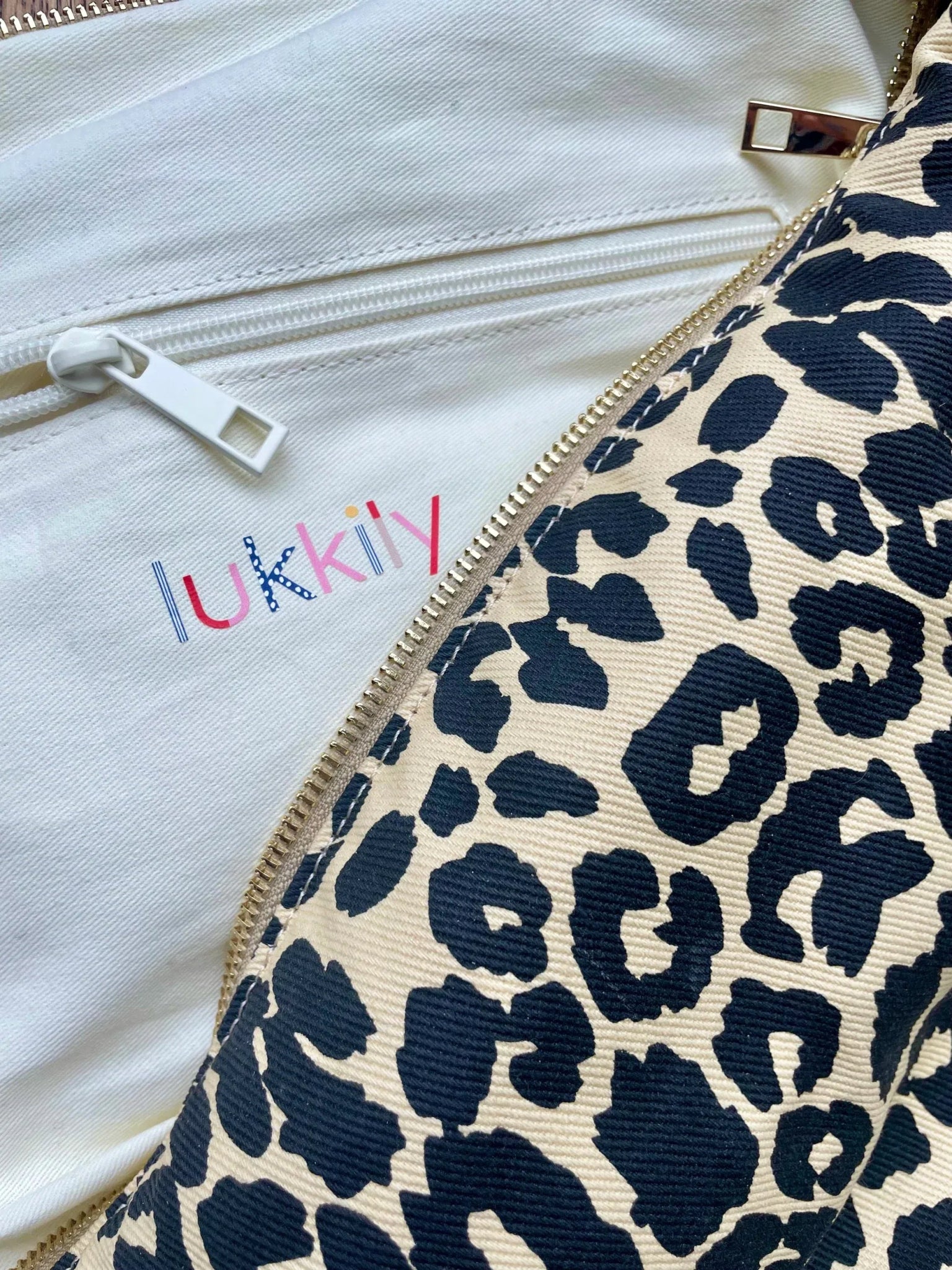 Lukkily - Lukkily Bag #1 | Canvas Leo vanilla - Tasche - ROSA ECK