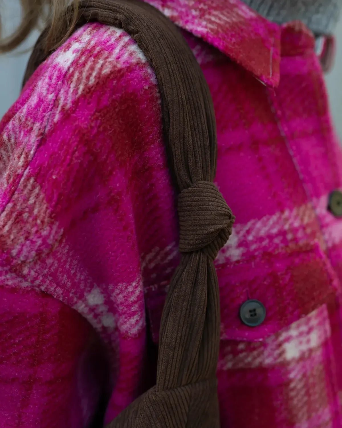 Lukkily - LUKKILY BAG 1 • Cord chocolate - Tasche - ROSA ECK Concept Store