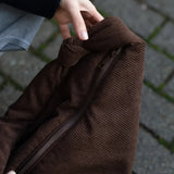 Lukkily - LUKKILY BAG 1 • Cord chocolate - Tasche - ROSA ECK Concept Store