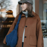 Lukkily - LUKKILY BAG 1 • Cord navy - Tasche - ROSA ECK Concept Store