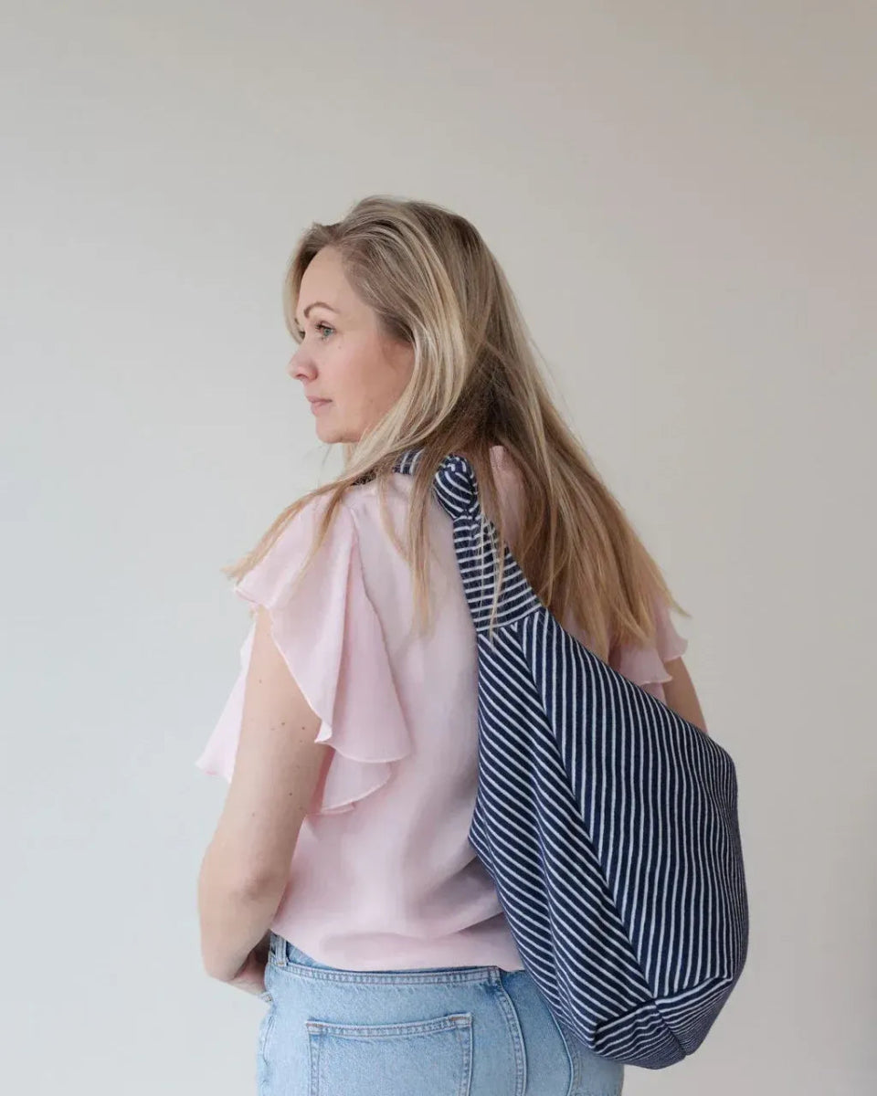 Lukkily - LUKKILY BAG 1 Tasche • Terry Navy/White - Tasche - ROSA ECK Concept Store