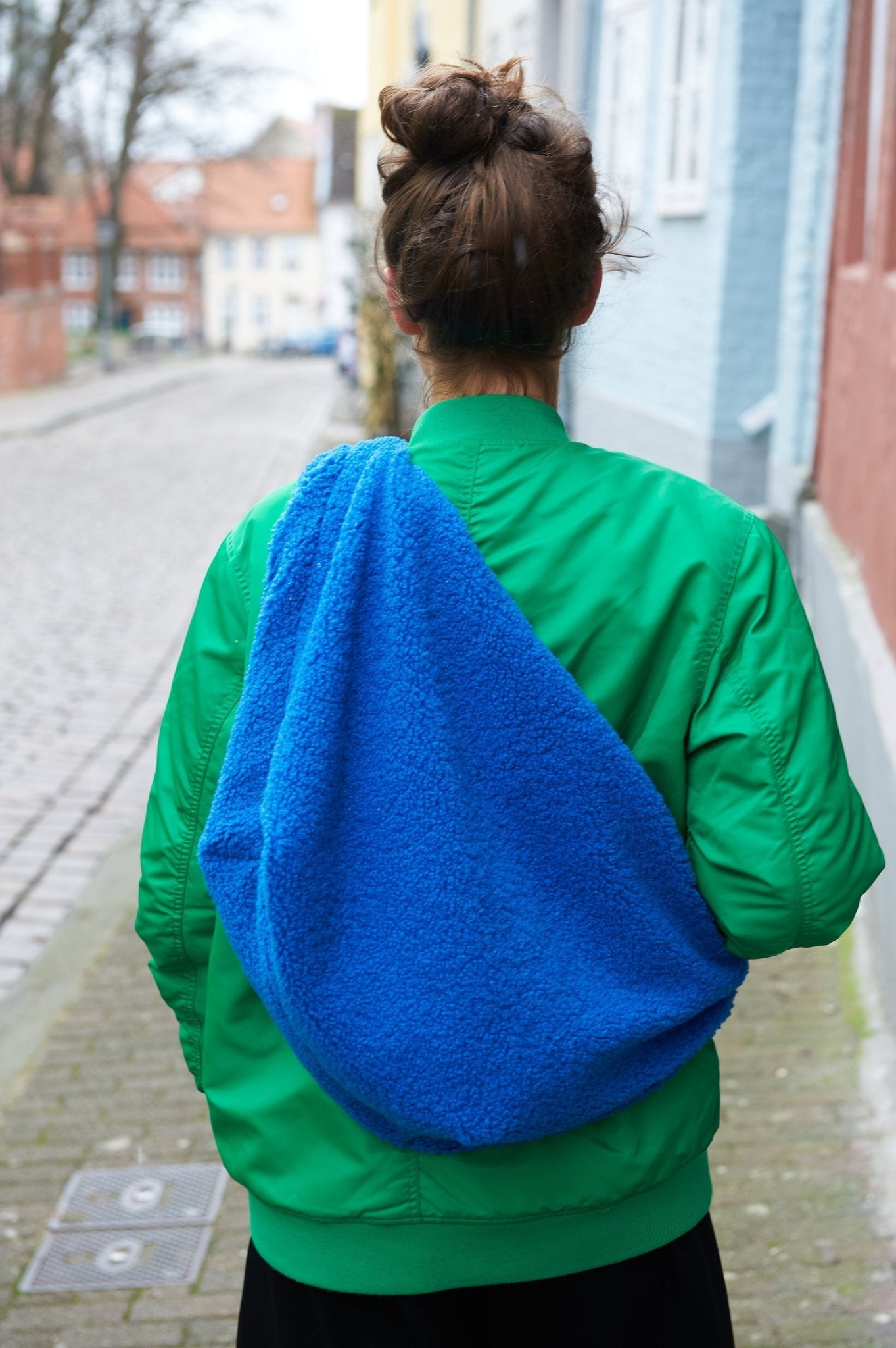 Lukkily - LUKKILY BAG #1 Tragetasche | Cobalt Blue - ROSA ECK - Blau, Mom Bag,