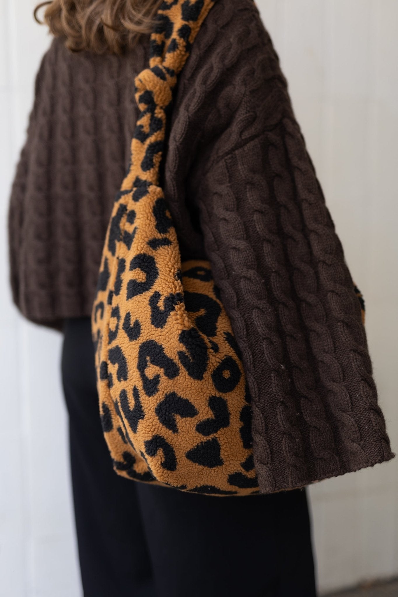 Lukkily - LUKKILY BAG #1 Tragetasche | Teddy Sienna Brown - ROSA ECK - Braun, Mom Bag,