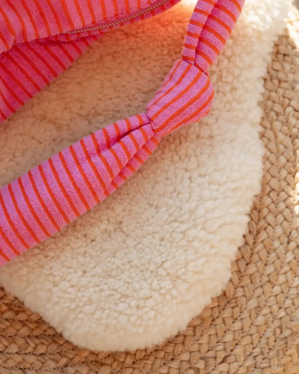 Lukkily - LUKKILY BAG 1 Tragetasche • Terry Pink/Orange - Tasche - ROSA ECK Concept Store