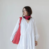 Lukkily - LUKKILY BAG 1 Tragetasche • Terry Red/White - Tasche - ROSA ECK Concept Store