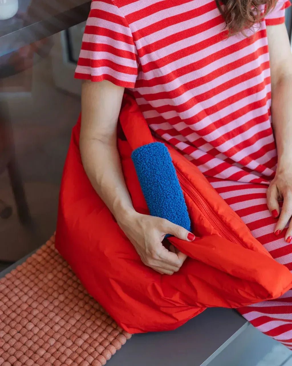 Lukkily - LUKKILY BAG 2 • Koralle / Cobalt + Leo - Tasche - ROSA ECK Concept Store