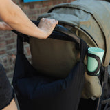 Lukkily - LUKKILY BAG #2 Tragetasche | Black / Leo - ROSA ECK - Mom Bag, Schwarz,