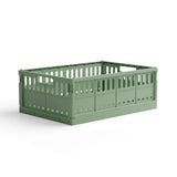 Made Crate - Klappbox Maxi Green Bean Green - ROSA ECK - Grün, ,