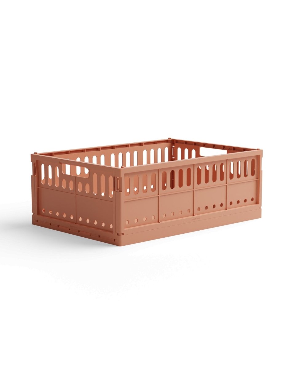 Made Crate - Klappbox Maxi Peachy - ROSA ECK - Orange, ,