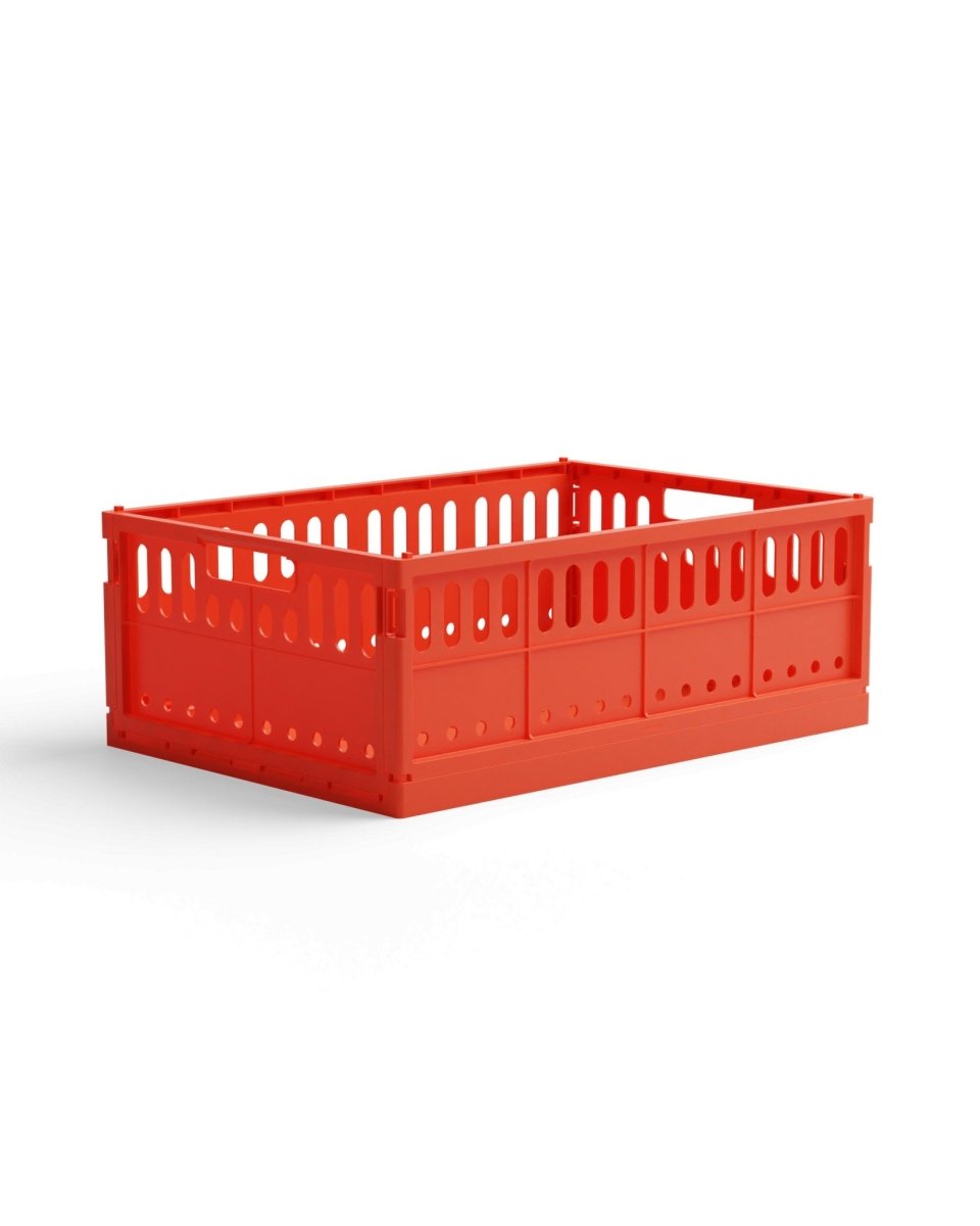 Made Crate - Klappbox Maxi So Bright So Red - ROSA ECK - Rot, ,