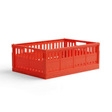 Made Crate - Klappbox Maxi So Bright So Red - ROSA ECK - Rot, ,