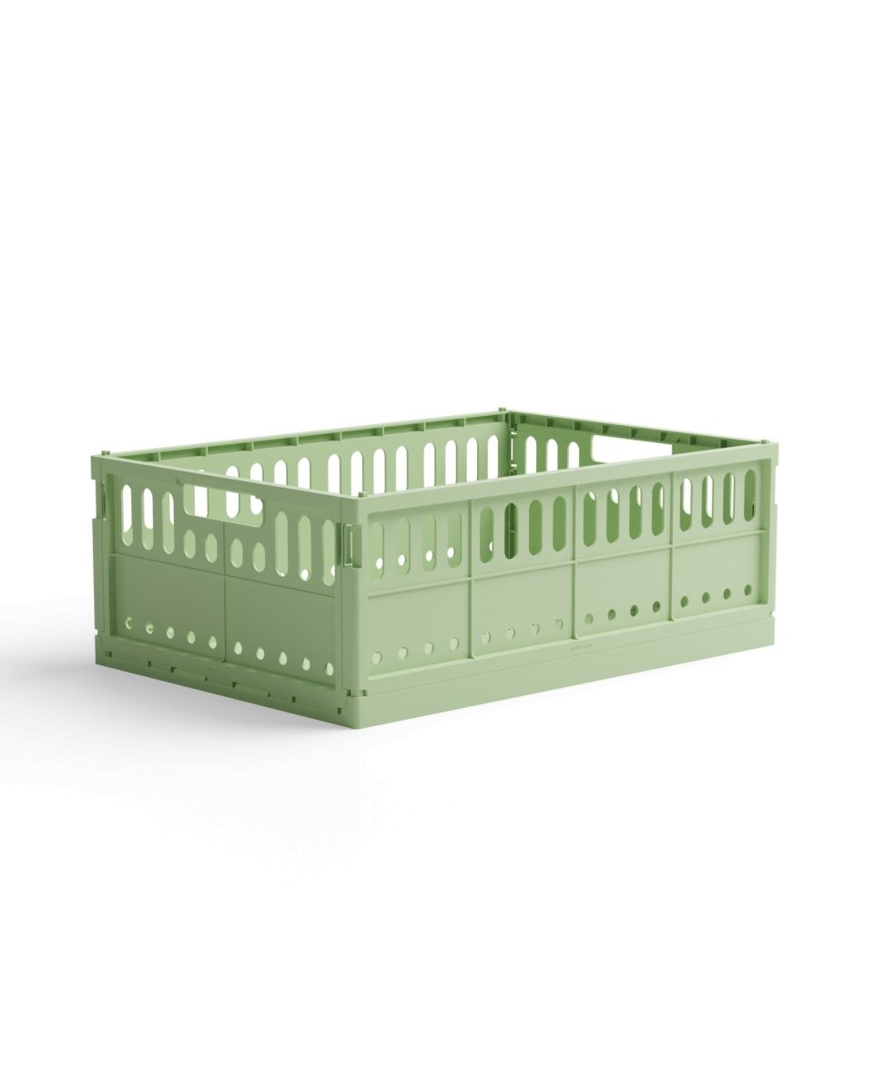 Made Crate - Klappbox Maxi Spring Green - ROSA ECK - Grün, ,