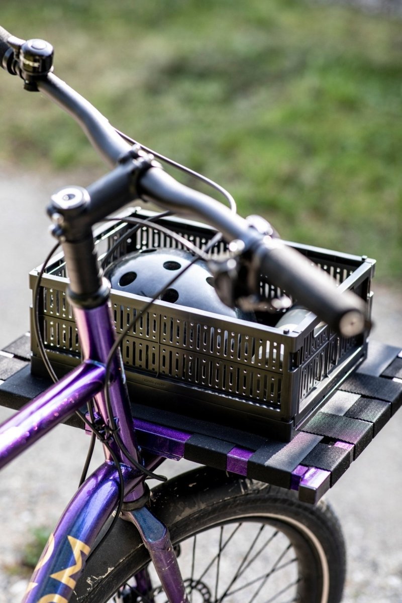Made Crate - Klappbox Midi Blue Grey - ROSA ECK - Blau, ,