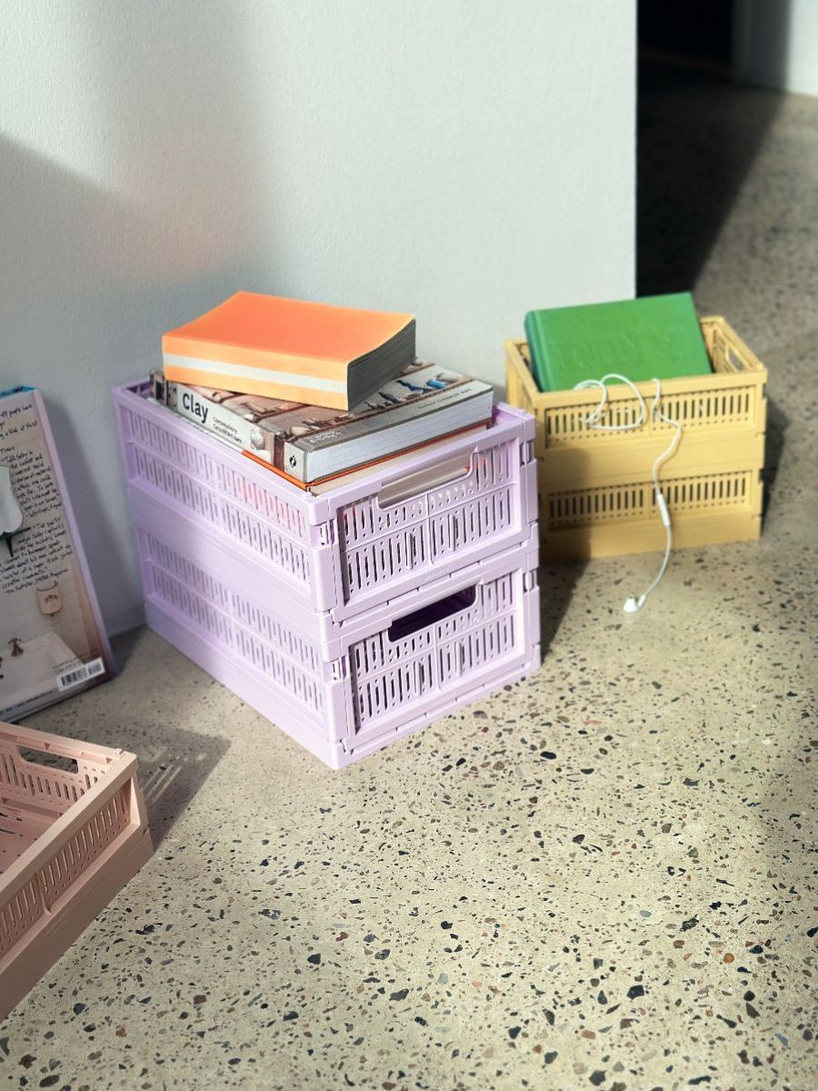Made Crate - Klappbox Midi Lilac - ROSA ECK - Flieder, Lila,
