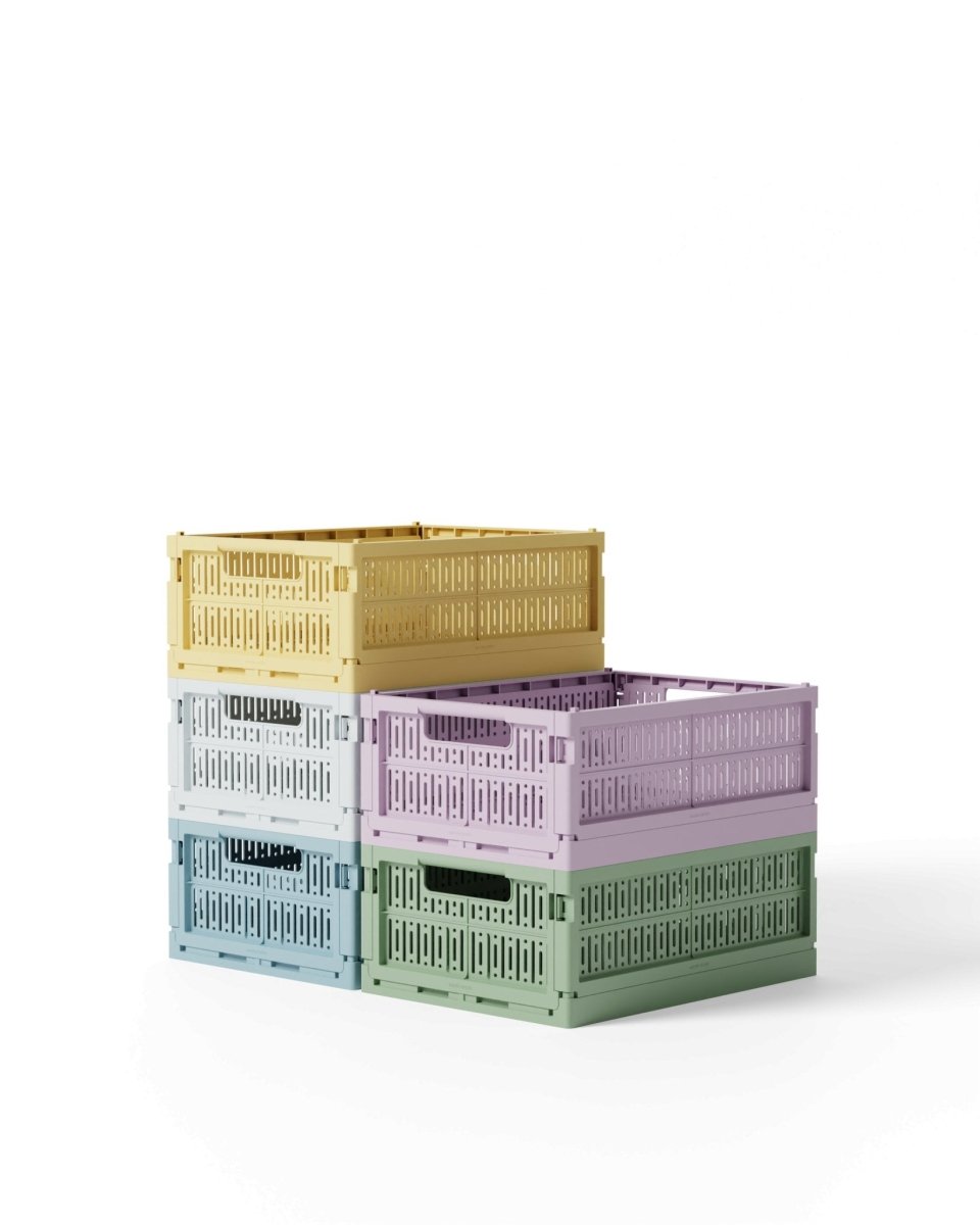 Made Crate - Klappbox Midi Green Bean Green - ROSA ECK - Grün, ,