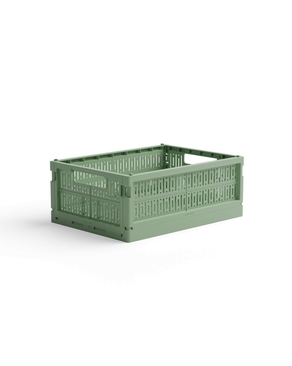 Made Crate - Klappbox Midi Green Bean Green - ROSA ECK - Grün, ,